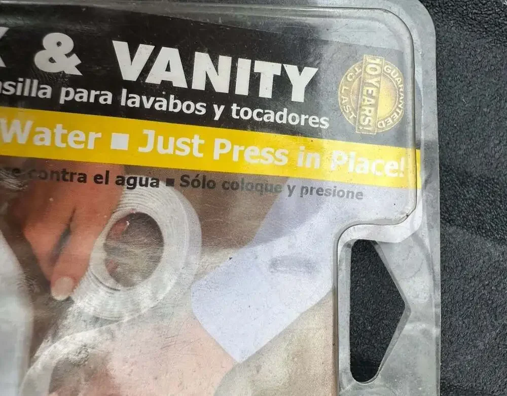Homax Sink & Vanity Caulk Seal #38 White